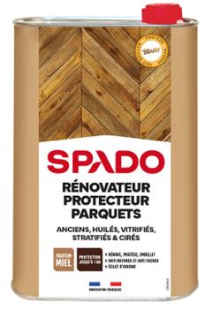 Rénovateur Protecteur Blindor Jaune 1L pour parquets et stratifiés, bidon d'entretien professionnel