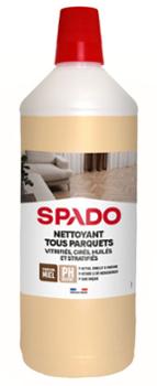 Bouteille de Nettoyant 1L pour parquets et sols stratifiés, idéal pour l'entretien régulier et la protection du bois.