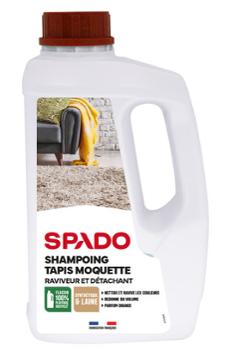 Shampoing Raviveur Moquettes 1L, formule concentrée pour nettoyer en profondeur et raviver les couleurs des tapis et moquettes