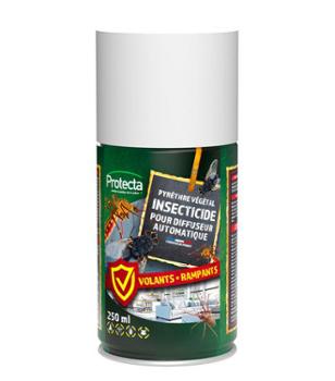 Recharge insecticide TP18 250 ml pour diffuseur automatique, efficace contre les insectes volants et rampants