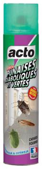 Bombe aérosol insecticide TP18 pour l'élimination rapide des Punaises Diaboliques et Vertes