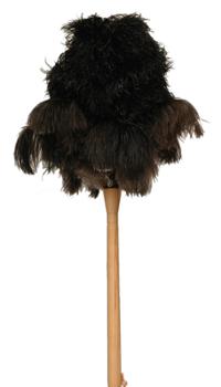 Plumeau Pro Plumes D'autruche Manche Bois 64 cm