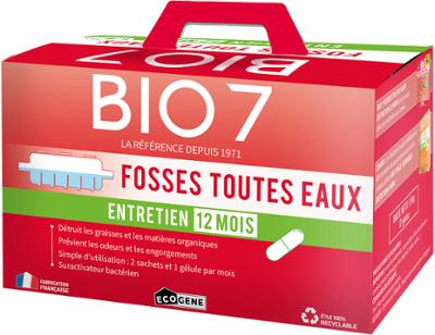 Bio7 Spécial Fosses Toutes Eaux 12 Mois 2 kg