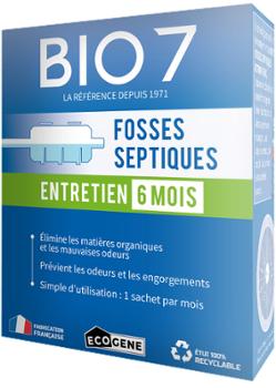Bio7 Entretien 6 Mois Fosses Septiques 480 g