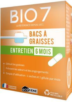 Bio7 Entretien 6 Mois Bacs à Graisses 480 g
