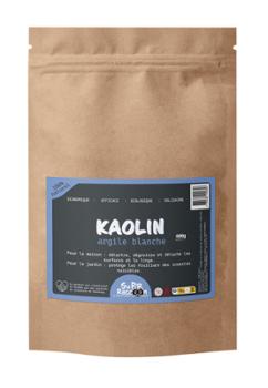 Poudre de Kaolin blanche en vrac, texture fine, pour l'entretien et l'hygiène