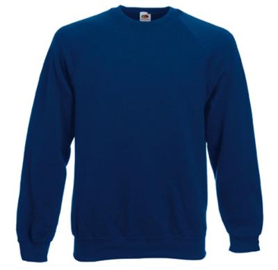 Sweat-Shirt Col Rond Emballé Bleu Marine