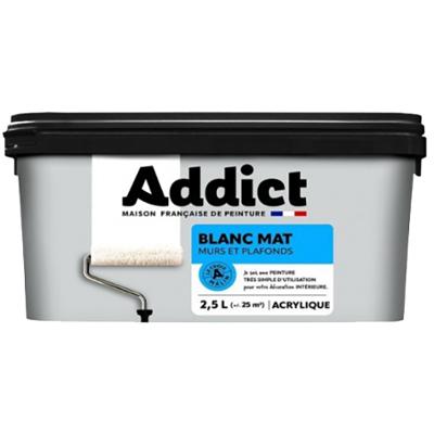 Addict Murs & Plafonds Monocouche Acrylique Mat 2.5L