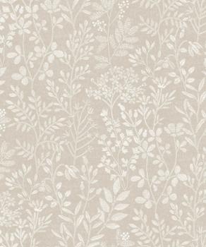 Papier peint vinyle sur intissé Motif Stiched Organic Beige, texture naturelle effet tissé, rouleau 10.05 x 0.53 m