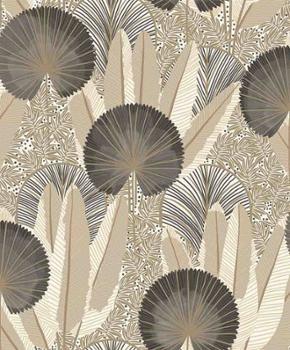 Papier Peint Vinyle Sur Intissé Motif Asperia Beige, rouleau de 10.05 x 0.53 m