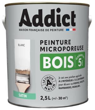 Peinture Bois Satin Microporeuse 2.5L