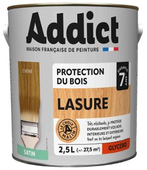 Lasure Bois Glycéro Satin 2.5L