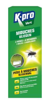 Piège à Mouches x2 + 6 Recharges TP19
