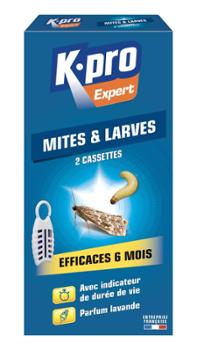 Anti Mites et Larves Vêtements 2 Cassettes Parfum Lavande TP18