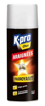 Aérosol insecticide Anti Araignées 400 ml TP18 pour éliminer les araignées rampantes et autres insectes.