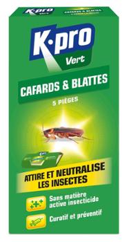 Piège Englués Cafards et Blattes Lot de 5 TP19