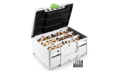 Assortiment de Tenons DOMINO en Hêtre DS 1060 BU + Fraises
