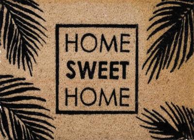 Tapis Coco Imprimé Home Sweet Home 40 x 60 cm
