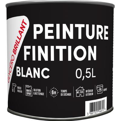 Peinture de Finition Glycéro Brillant Blanc 0.5L