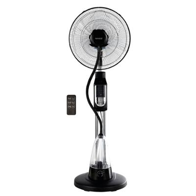 Ventilateur brumisateur Hukam blanc Ø43 cm 70W 3 vitesses sur pied