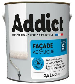 Addict Façade Acrylique Mat Velouté 2.5L