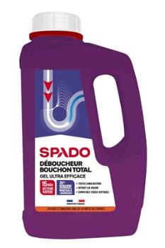 Déboucheur gel canalisations Bouchon Total 1 litre, formule puissante action rapide