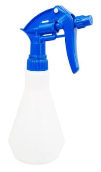 Vaporisateur en plastique à tête bleue de 500 ml pour produits d'entretien ménager