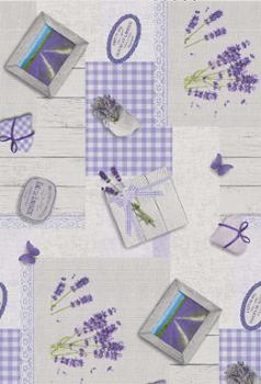 Nappe Fibranne Bergamo Provence en rouleau 138 cm x 15 m, idéale pour réceptions et événements