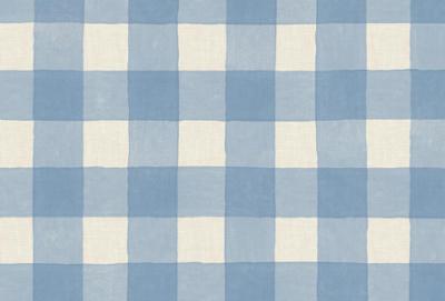 Nappe Fibranne Bergamo Carreaux Blue 138 cm x 15 m Nappe Fibranne Bergamo Carreaux Blue 138 cm x 15 m