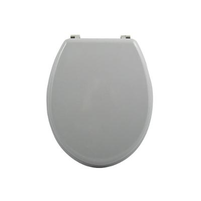 Abattant WC MDF Gris Charnières Inox 