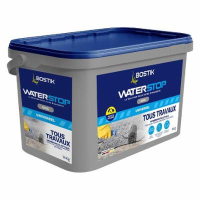 Waterstop Membrane d'Étanchéité Tous Travaux Gris 14 kg
