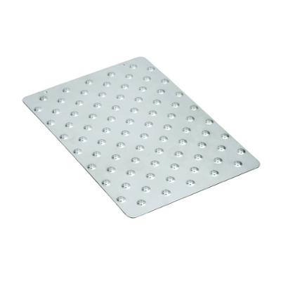 Dalle podotactile DALINOX en inox 982 x 407 mm pour signalisation et guidage des malvoyants