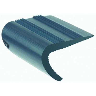 Nez de marche en caoutchouc noir NC25-BS bord siffler de 4 mètres, antidérapant