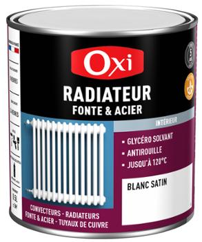 Peinture Radiateur Fonte et Acier Blanc Satin 0.5L
