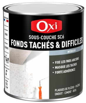Sous-couche peinture intérieure isolante SC6 0.5L pour fonds tachés et difficiles