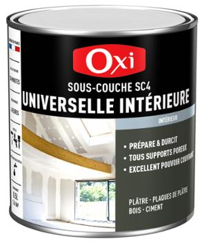 Pot de sous-couche universelle blanche SC4 pour intérieur, idéal pour préparer les supports avant peinture.