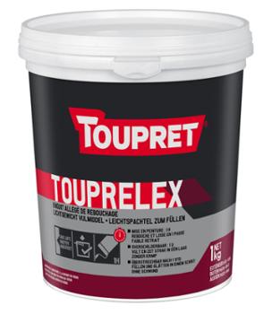 Touprelex Enduit Allégé de Rebouchage Extérieur 1L