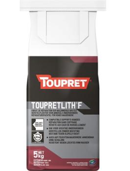 Touprelith F Enduit de Réparation Maçonnerie Sac 5 kg