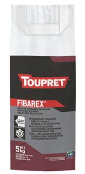 Enduit polyvalent de rebouchage mural extérieur Fibarex poudre blanc 5 kg en sac