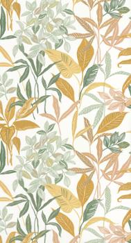 GCO103850323 - Papier Peint Intissé Vert et Orange GCO103850323 - Papier Peint Intissé Vert et Orange