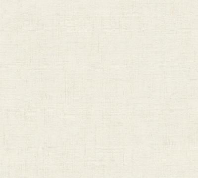Papier peint vinyle sur intissé uni Bornéo ivoire nacré, résistant et facile à poser.