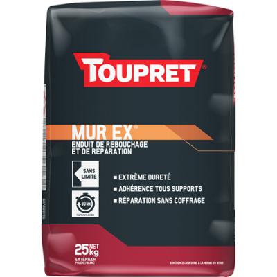  Mur Ex Enduit de Rebouchage et Réparation en Poudre Sac de 25 kg