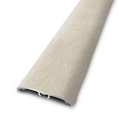 Barre de seuil multifonction Curton Stone Clear de 93 cm x 45 mm pour la finition et la jonction de parquets, sols PVC ou stratifiés.