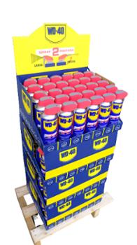 Box Produit Multifonction WD40 Spray Double Position 400 ml Box de 120