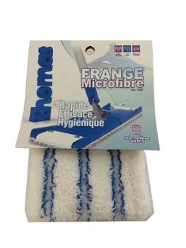 Frange microfibre serpillière pour kit de lavage, ultra-absorbante et lavable en machine.