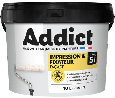 Impression et Fixateur Façade Acrylique 10 L