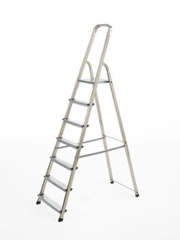 Escabeau en aluminium 7 marches léger et pliable