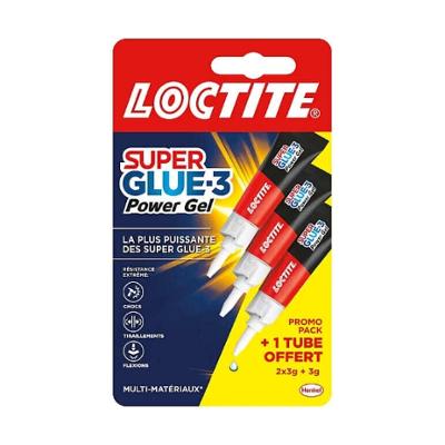 Superglue-3 Power-Gel 3 g 2+1 Gratuit