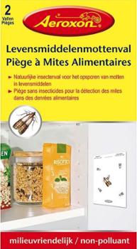 Pièges collants à mites alimentaires, lot de 2, pour une protection efficace et non-toxique de la cuisine.