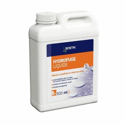 Hydrofuge additif pour Mortiers et Bétons 500 ml